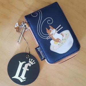 Loungefly Corgie Ramen Sushi Wallet cardholder NWT